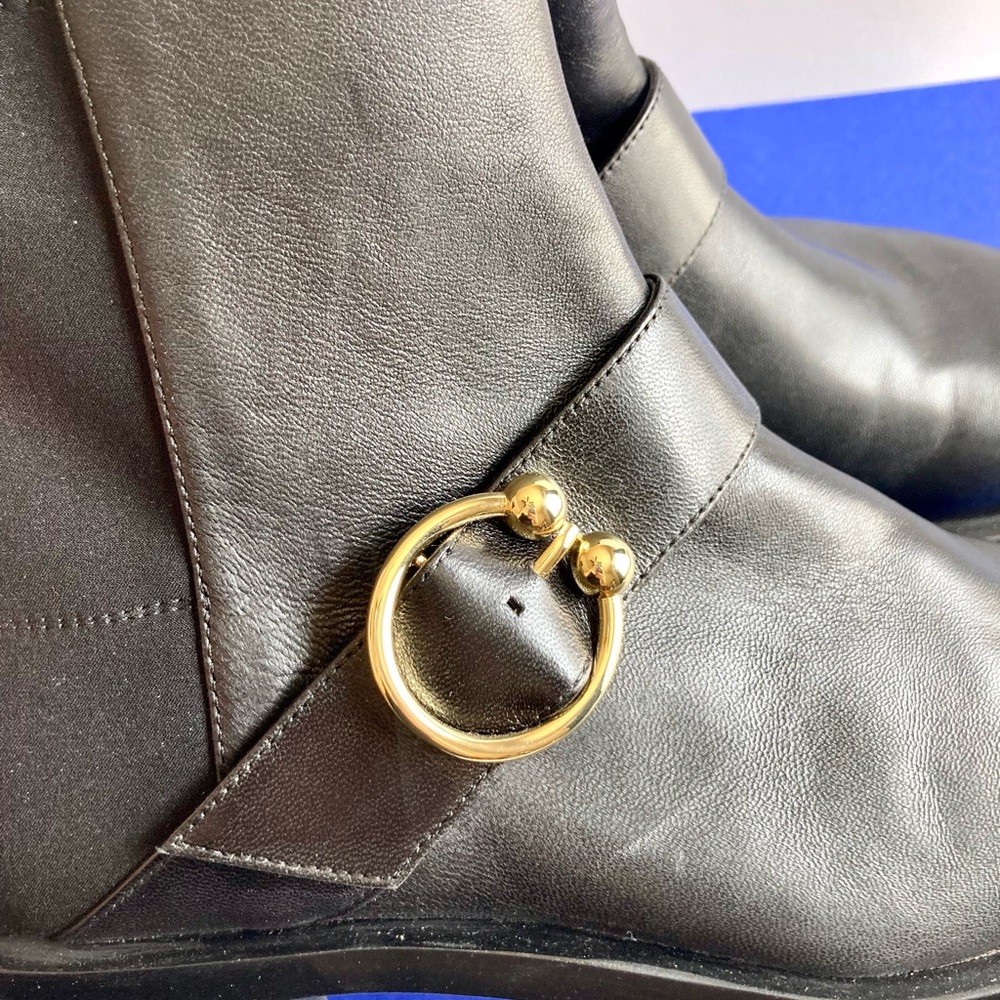 Stuart Weitzman Luxering black leather boots 8.5 - Picture 2 of 12